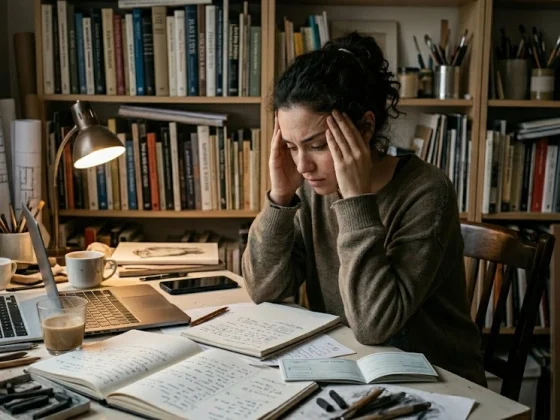 burnout ή κατάθλιψη έχω, αναρωτιέται νεαρή κοπέλα.